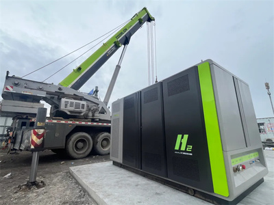 綠色能源新篇章 中聯重科首臺氫能全自主撬裝加氫站成功交付